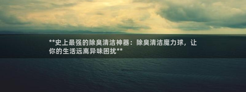 尊龙服饰品牌介绍：**史上最强的除臭清洁神器：除臭清洁魔