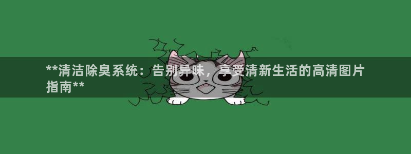 尊龙coming to my own：**清洁除臭系统：