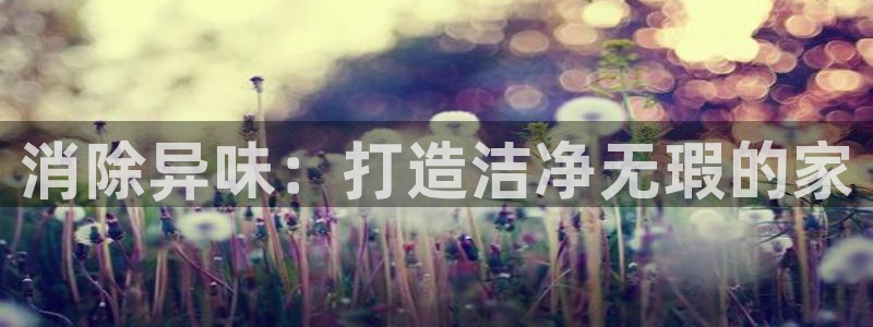 凯时官网：消除异味：